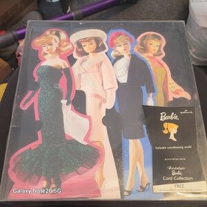Barbie Fashion Icon Card Set with Pink and Blue Vintage